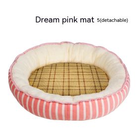 Four Seasons Universal Cat Nest For Deep Sleep (Option: Dream Pink Summer Mat-M)