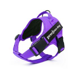 Medium Sized Large Dog Pet Chest Strap (Option: Purple-L)