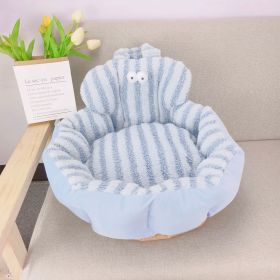 Personalized Big Eyes Round Sofa Nest (Option: Big Eyes Blue-Diameter 60cm)