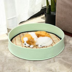 Pet Ice Mat Cat Nest Cooling Wear-resistant Universal (Option: Green-Large Size 50X50X8CM)