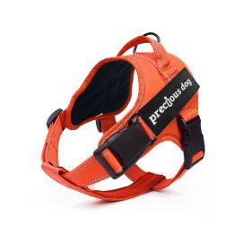 Medium Sized Large Dog Pet Chest Strap (Option: Orange-XL)