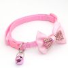 Bowknot Cat Collars; Pet Collar With Bell & Buckle; Cute Pet Supplies For Decoration