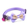 Bowknot Cat Collars; Pet Collar With Bell & Buckle; Cute Pet Supplies For Decoration