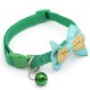 Bowknot Cat Collars; Pet Collar With Bell & Buckle; Cute Pet Supplies For Decoration