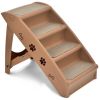 4 Step Anti-Slip Collapsible Plastic Pet Stairs Ladder For Small Dog and Cats