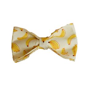 Yellow Banana Dog Traction Rope (Option: Bow knot-M)