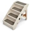 4 Step Anti-Slip Collapsible Plastic Pet Stairs Ladder For Small Dog and Cats