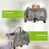 Pet Rolling Carrier With Wheels Pet Travel Carrier Transport