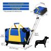 Pet Rolling Carrier With Wheels Pet Travel Carrier Transport