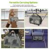 Pet Rolling Carrier With Wheels Pet Travel Carrier Transport