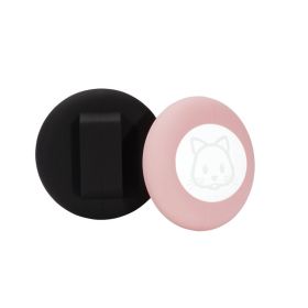 Silicone Tracker Pet Collar Anti-lost Locator Protective Shell (Option: Black Pink-M)